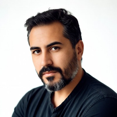 Portrait of a thoughtful man