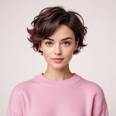 Charming hairstyle with soft waves