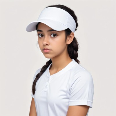 Young athlete in sports attire
