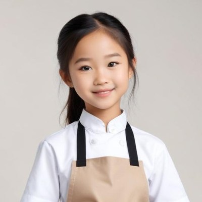 Young chef in professional attire