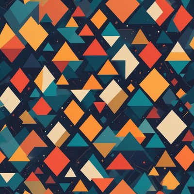 Abstract colorful geometric pattern