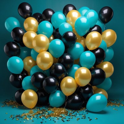 Colorful balloons for party decoration