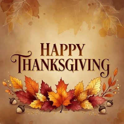 Celebrate thanksgiving with autumn colors