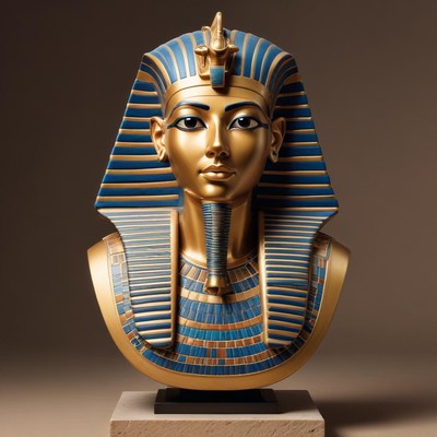 Bust of an ancient egyptian queen