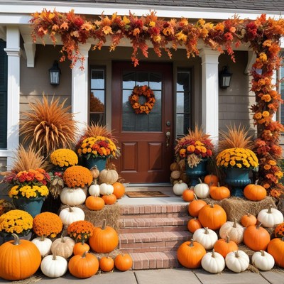 Autumn harvest decor for home