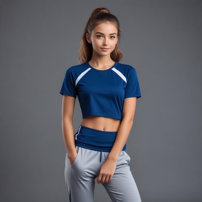 Sporty outfit for active lifestyle