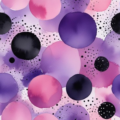 Colorful abstract watercolor circles design