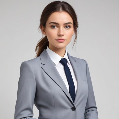 Professional woman in formal attire