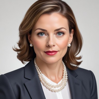 Confident businesswoman portrait in formal attire
