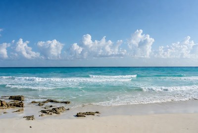 Beautiful beach with turquoise waters