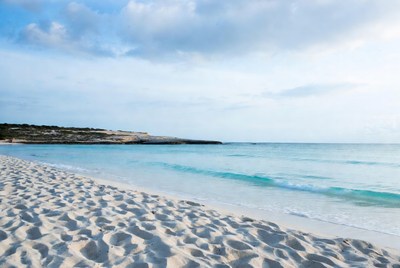 Serene beach with gentle waves