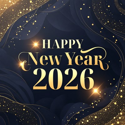 Festive new year 2026 design