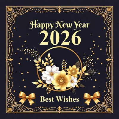 New year celebration 2026 design