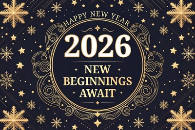 New year 2026 celebration design
