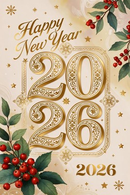 Celebrate new year 2026 festively