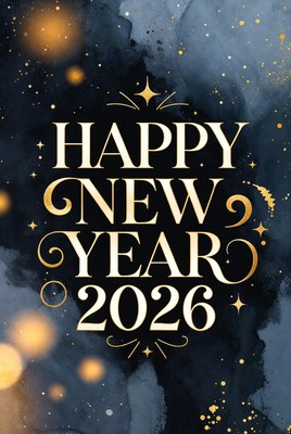 Celebration of happy new year 2026