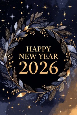 Happy new year 2026 celebration