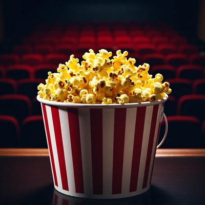 Popcorn at the movie theater