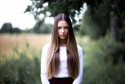 Young woman in natural setting