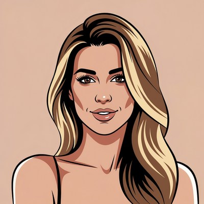 Artistic portrait of a woman