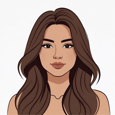 Stylized portrait of a woman