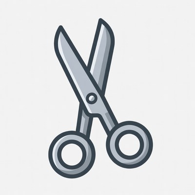 Scissors ready for crafting activities