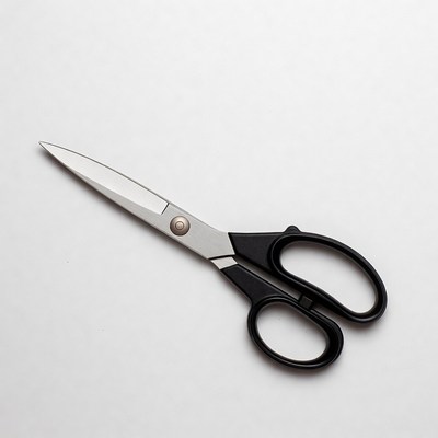 Scissors on a white surface