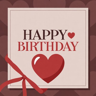 Birthday celebration card design