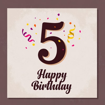 Celebrating a 5th birthday moment