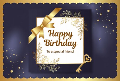 Birthday greetings for a friend