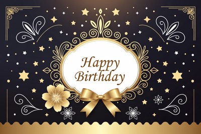 Elegant birthday celebration design background