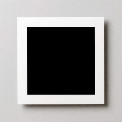 Creative blank frame for artwork display