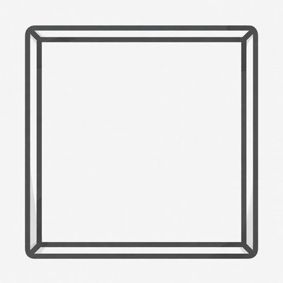 Blank rectangular frame for design