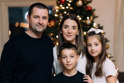 Christmas family gathering celebration