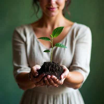 Growing plants with care and love