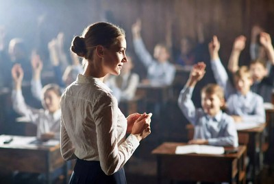 Engaging classroom discussion at evening