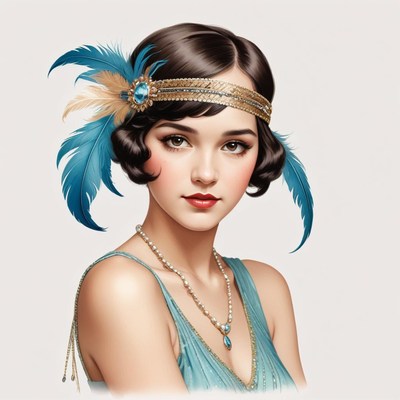 Vintage glamour of the 1920s