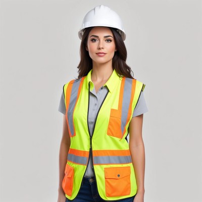 Safety attire for construction site worker