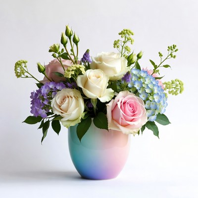 Beautiful flower arrangement in a vase