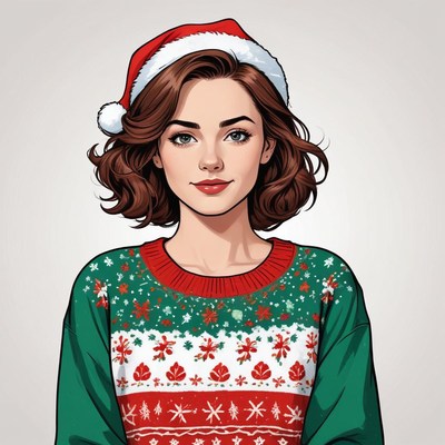 Winter celebration with holiday cheer