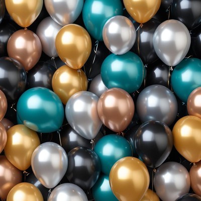 Colorful balloons for celebration