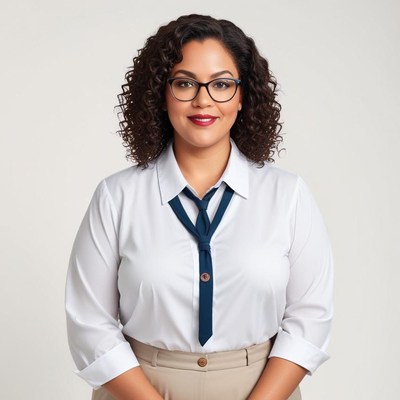 Professional woman in smart attire