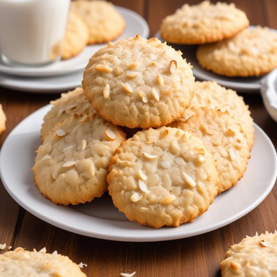 Delicious homemade almond cookies for dessert