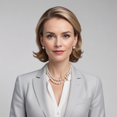 Professional woman in business attire