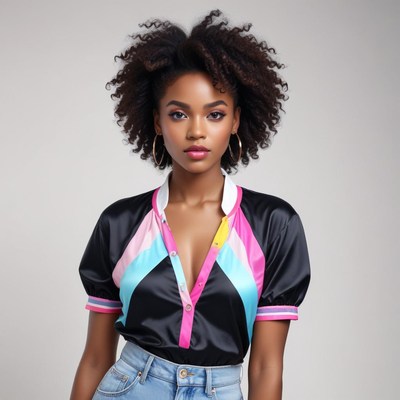 Fashionable portrait of a model