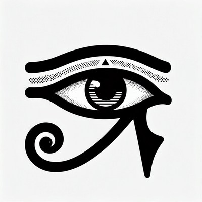 Symbol of ancient egyptian wisdom