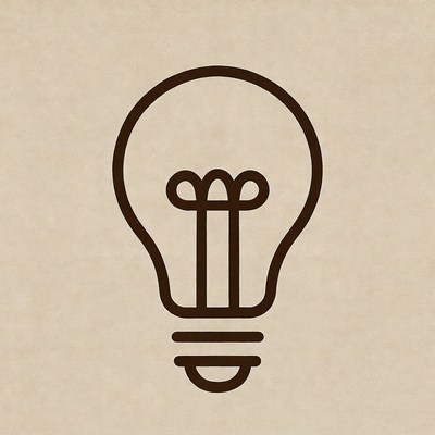 Light bulb illustration concept design