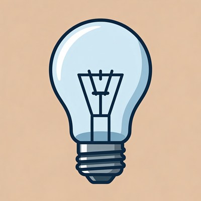 Light bulb design with clear glass