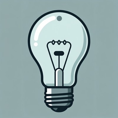 Bright idea light bulb design