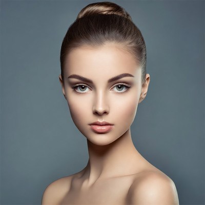 Portrait of a young woman with elegance